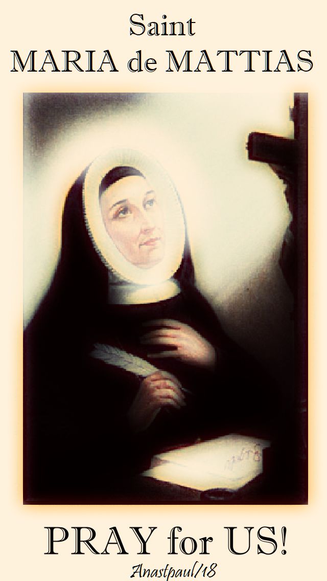 st maria de mattias pray for us - 20 aug 2018