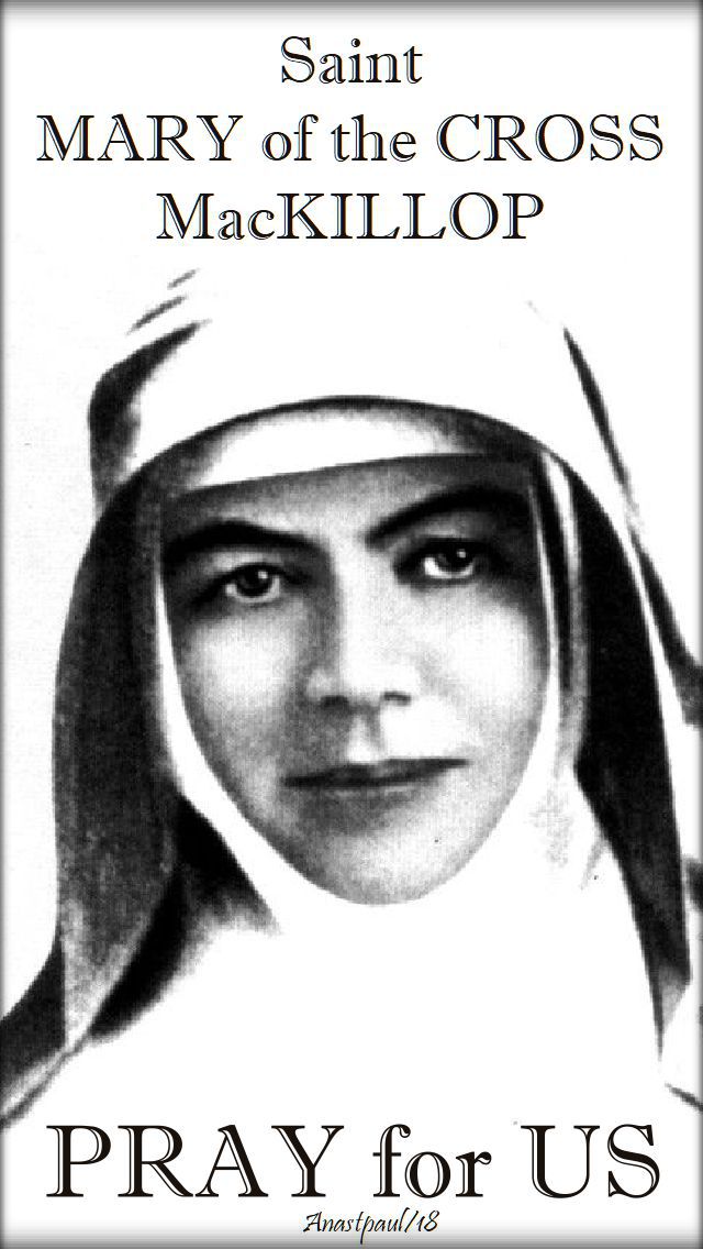 st mary of the cross mackillop pray for us 8 aug 2018