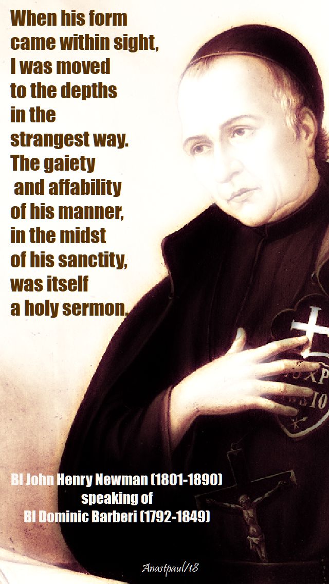 when his form came within sight - bl john henry on bl dominic barberi - 27 aug 2018-2