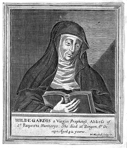 514px-Engraving;_German_abbess_and_physician_Hildegard_von_Bingen_Wellcome_L0005783