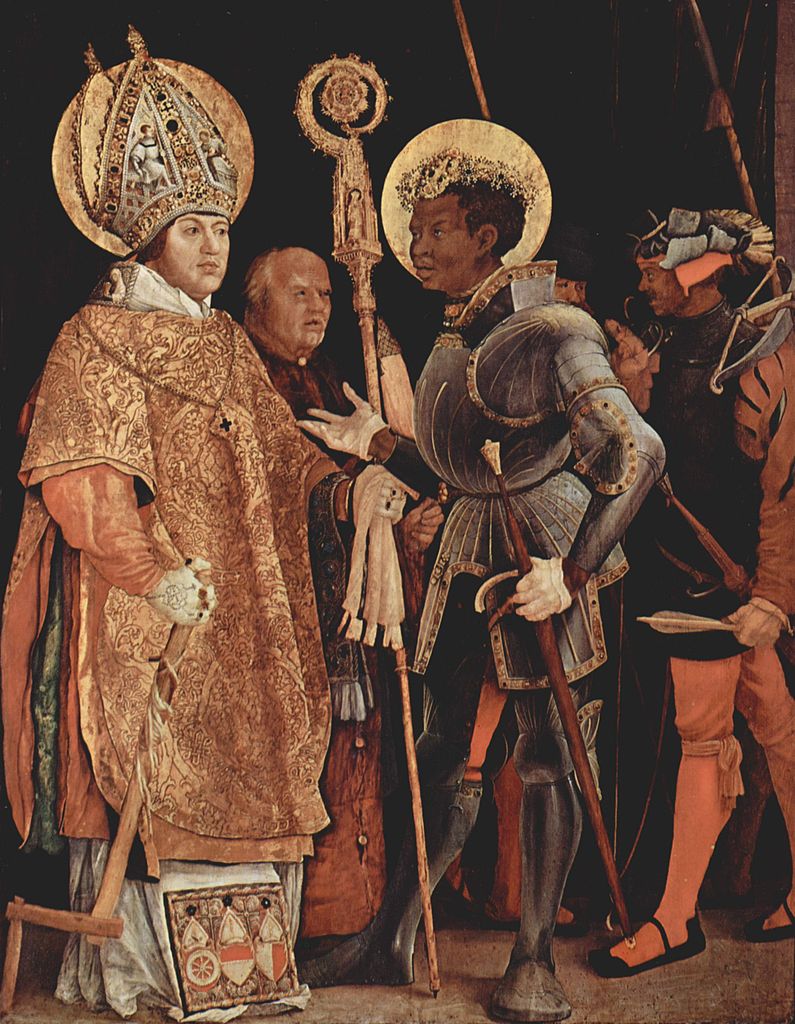 795px-Mathis_Gothart_Grünewald_Meeting of St Erasm and Saint Maurice.011