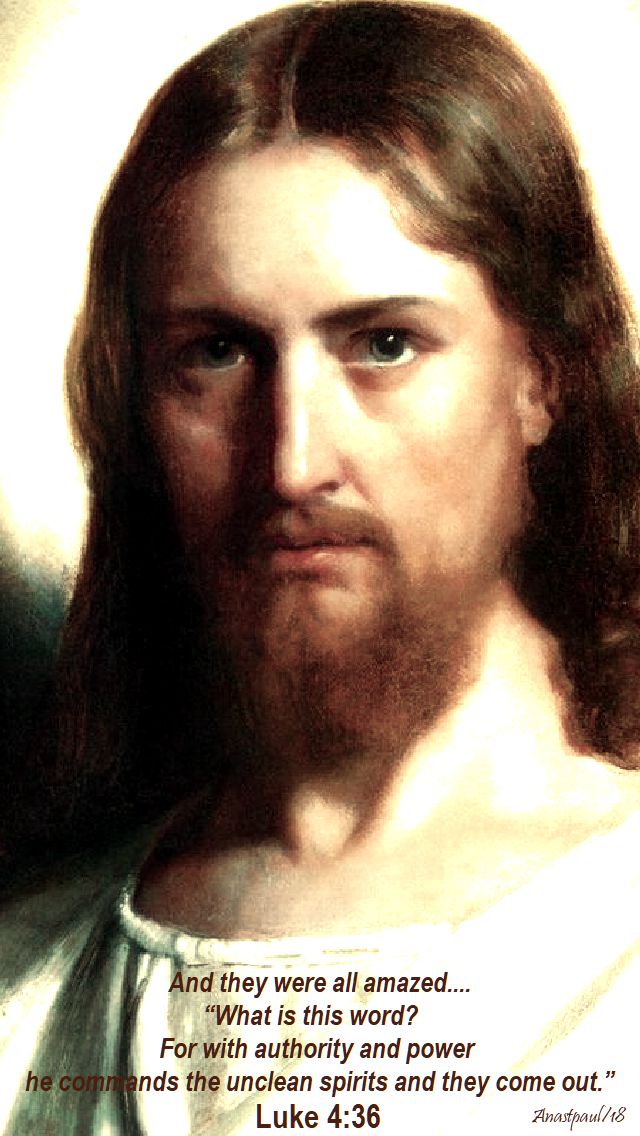 and they were all amazed - luke 4 36 - 4 sept 2018