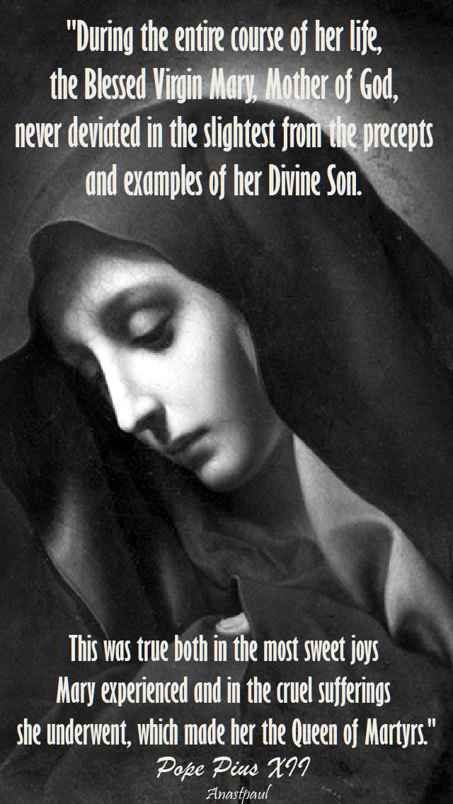 during-the-entire-course-of-her-life-pope-pius-xii.-15 sept 2017