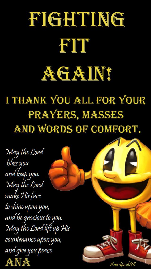 fighting fit again - 13 sept 2018