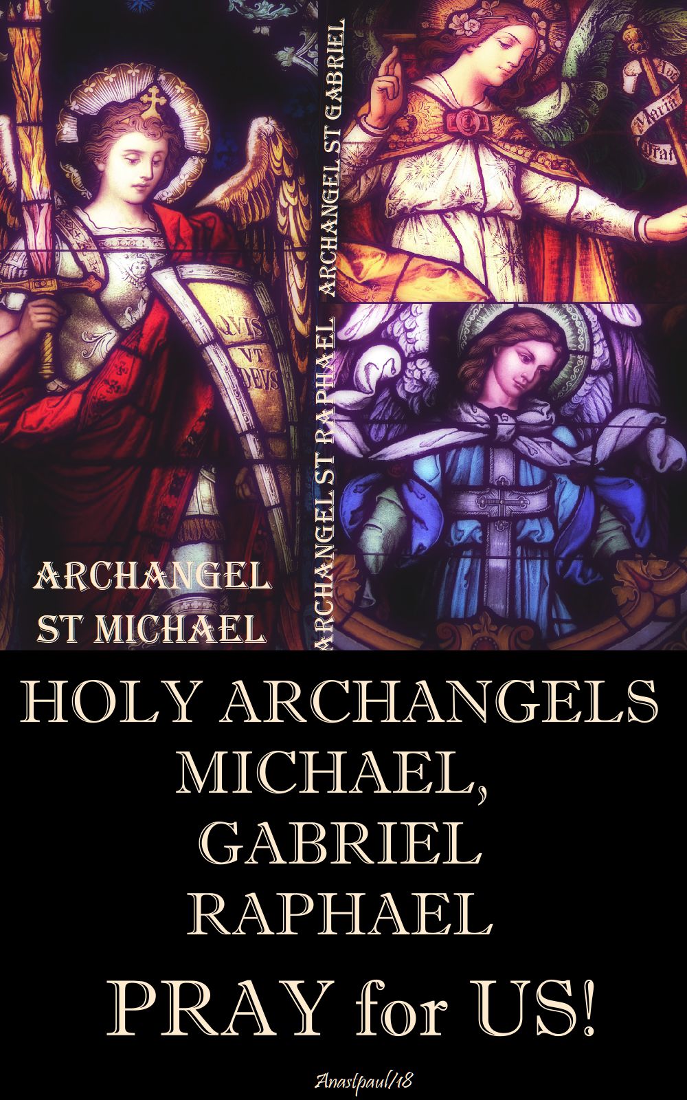 holy archangels pray for us - 29 sept 2018