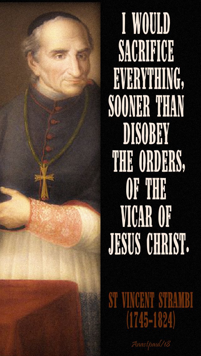 i would sacrifice everything - st vincent strambi - 25 sept 2018