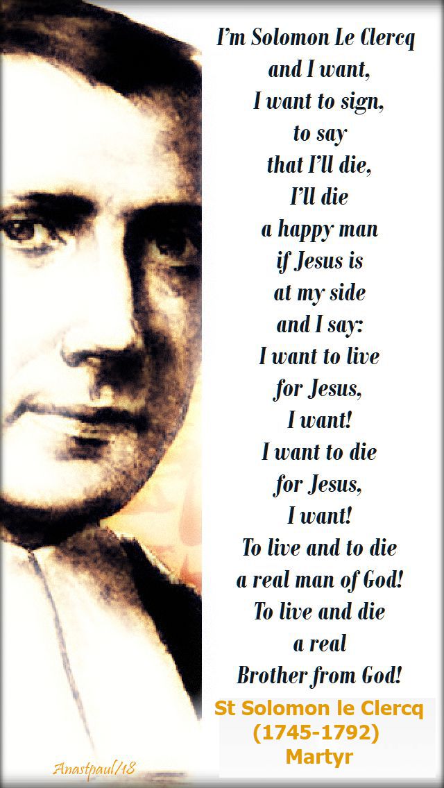 i'm solomon le clerq - 2 sept 2018