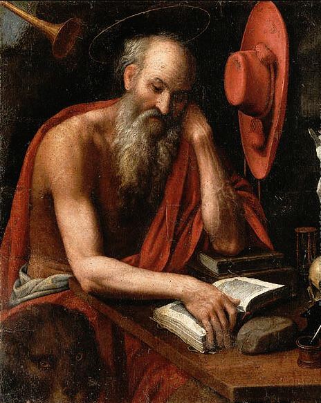 NORTH ITALIAN SCHOOL - ST JEROME - SNIP DETAIL