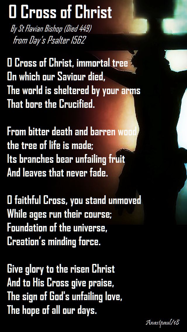 o cross of christ - 14 sept exaltation of the holy cross - 14 sept 2018 breviary hymn