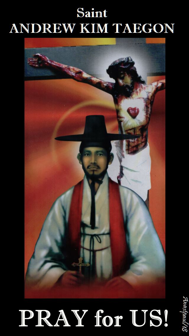 st andrew kim taegon pray for us 20 sept 2018