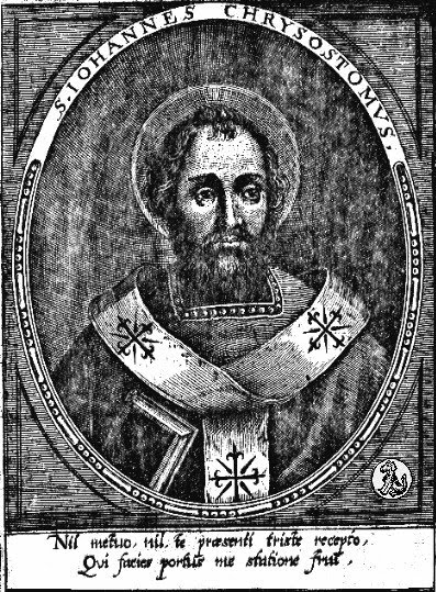 st john chrysostom - engraving