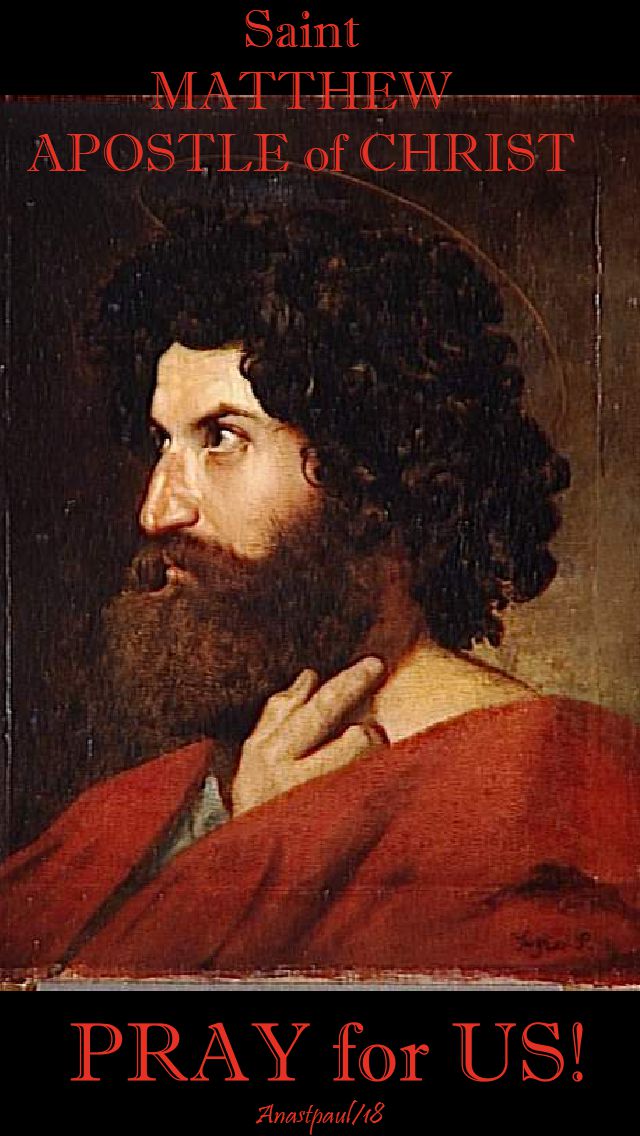 st matthew pray for us - 21 sept 2018