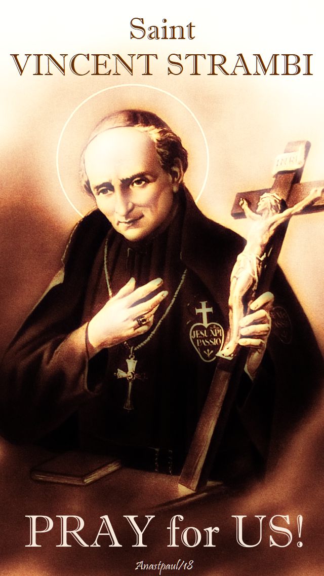 st vincent strambi pray for us - 25 sept 2018