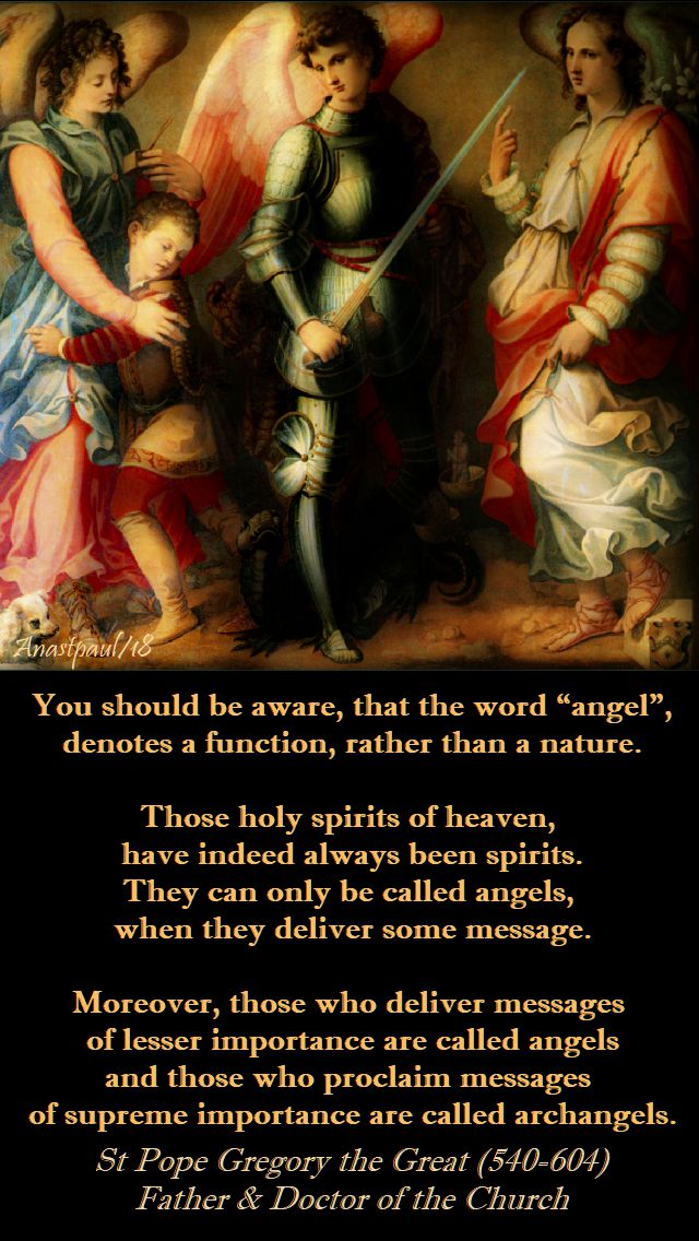you should be aware - pope st gregory the great - 29 sept 2018