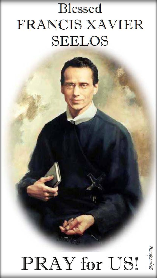 bl francis xavier seelos - pray for us - 5 oct 2018 no 2
