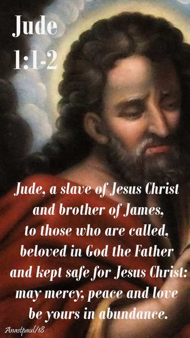 jude 1 1-2 - jude a slave of jesus christ - 28 oct 2018