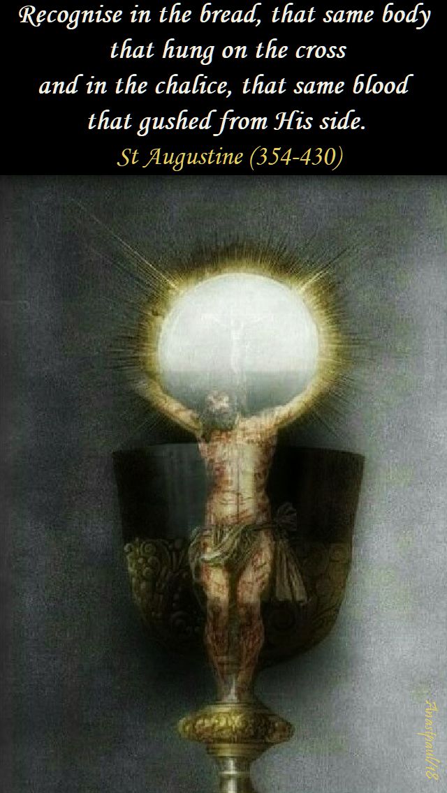 recognise in the bread - st augustine - 28 oct 2018