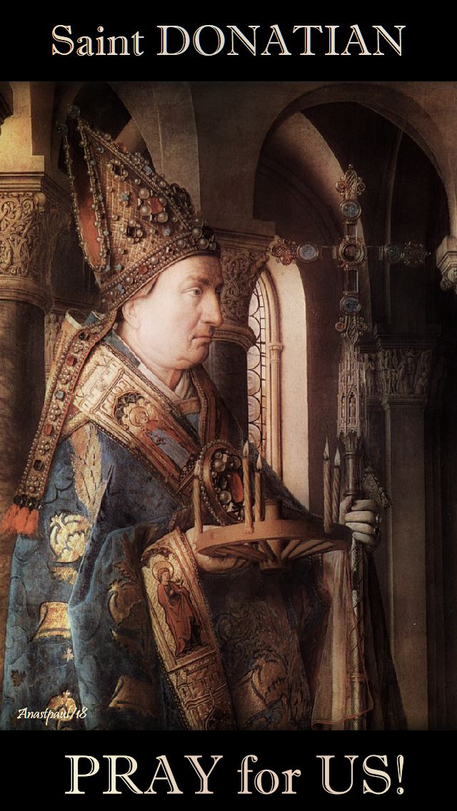 st donatian pray for us 14 oct 2018