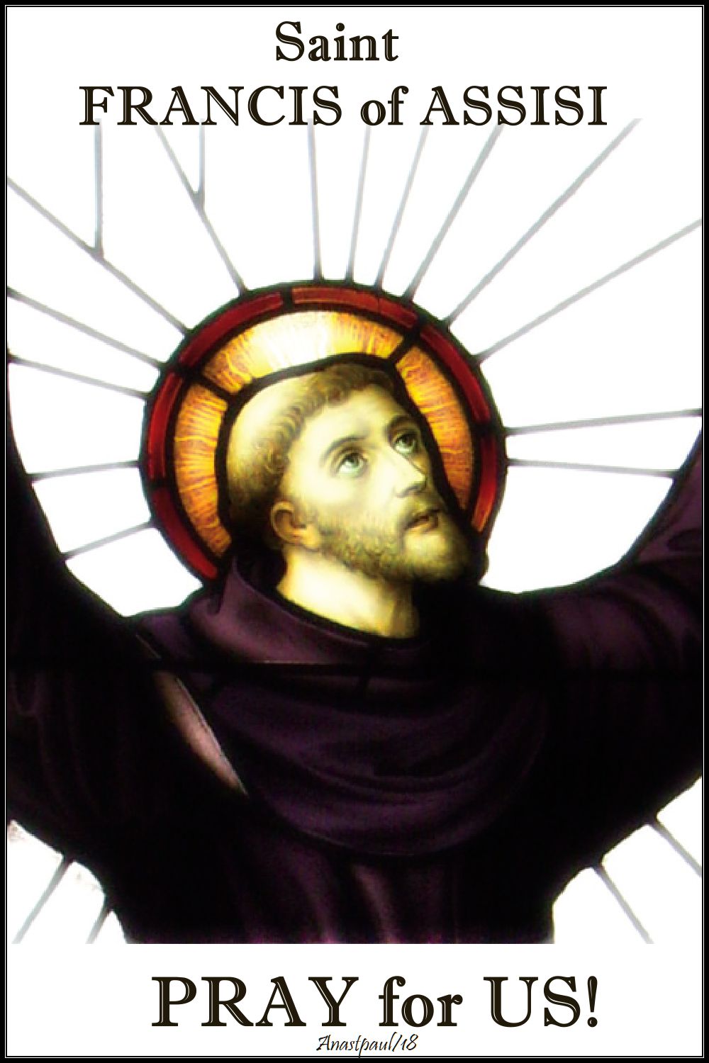 st francis of assisi pray for us - 4 oct 2018