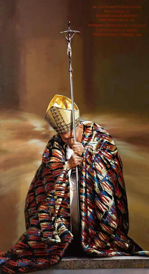 st john paul kneeling