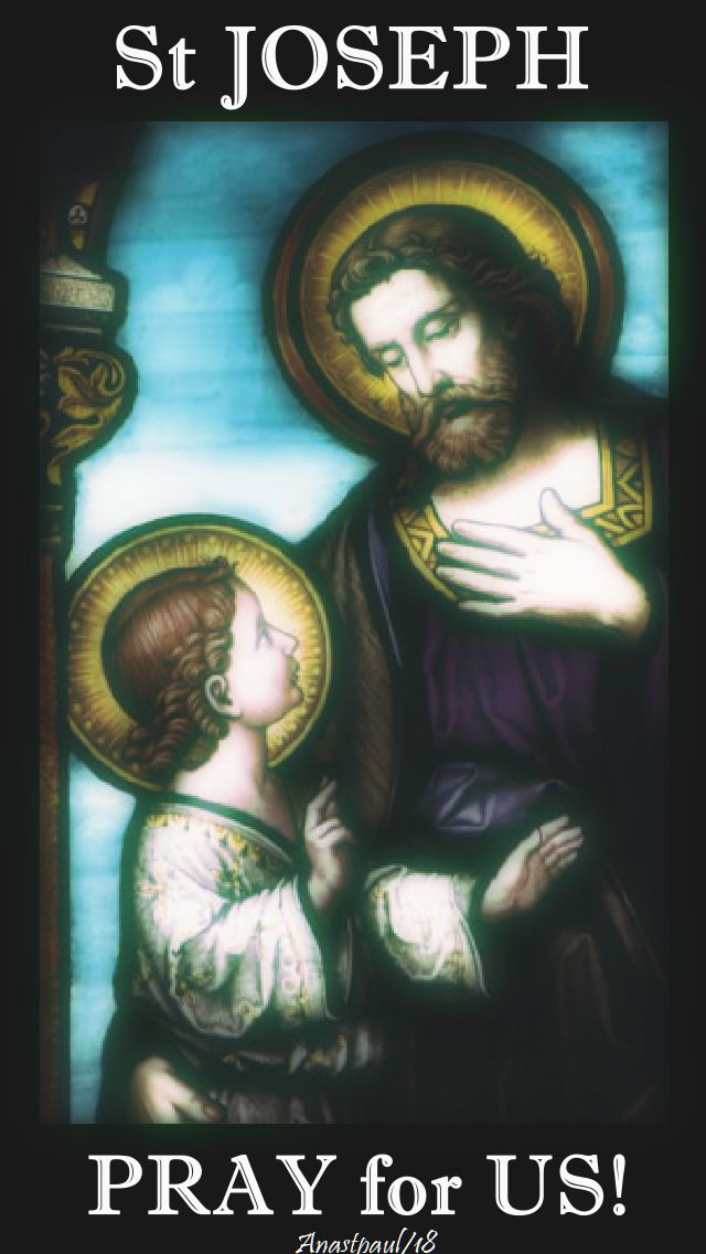 st joseph pray for us - 6 jan 2018