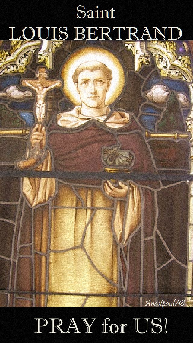 st louis bertrand pray for us - 9 oct 2018