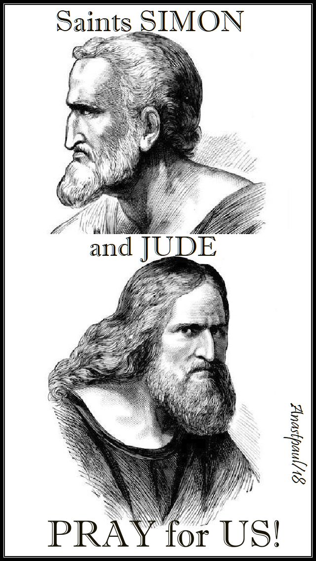 sts simon and jude - pray for us no 2 - 28 oct 2018