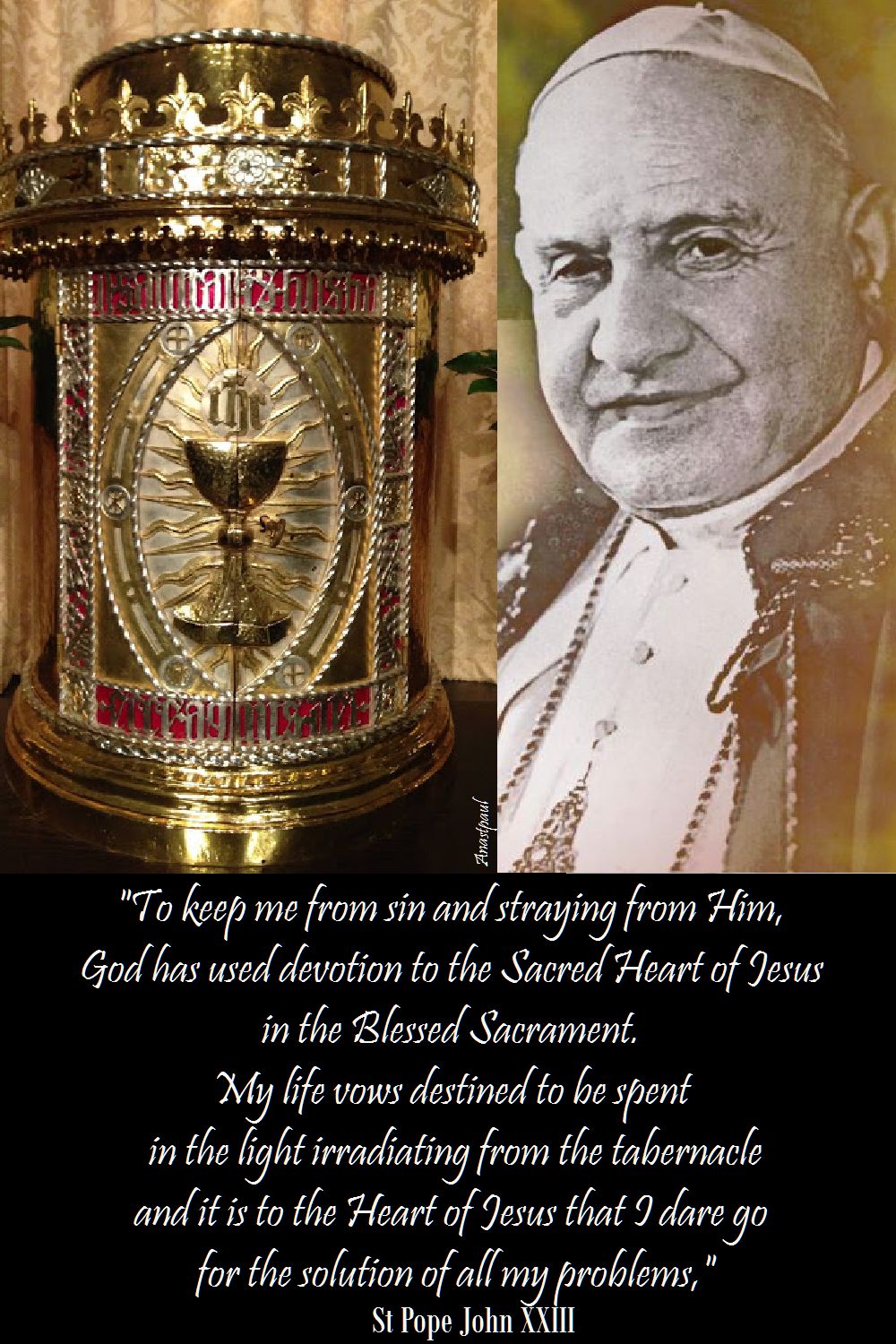 to keep me from sin - st pope john xxIII