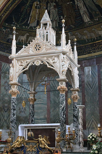 400px-Ciborium_of_Santa_Cecilia_in_Trastevere