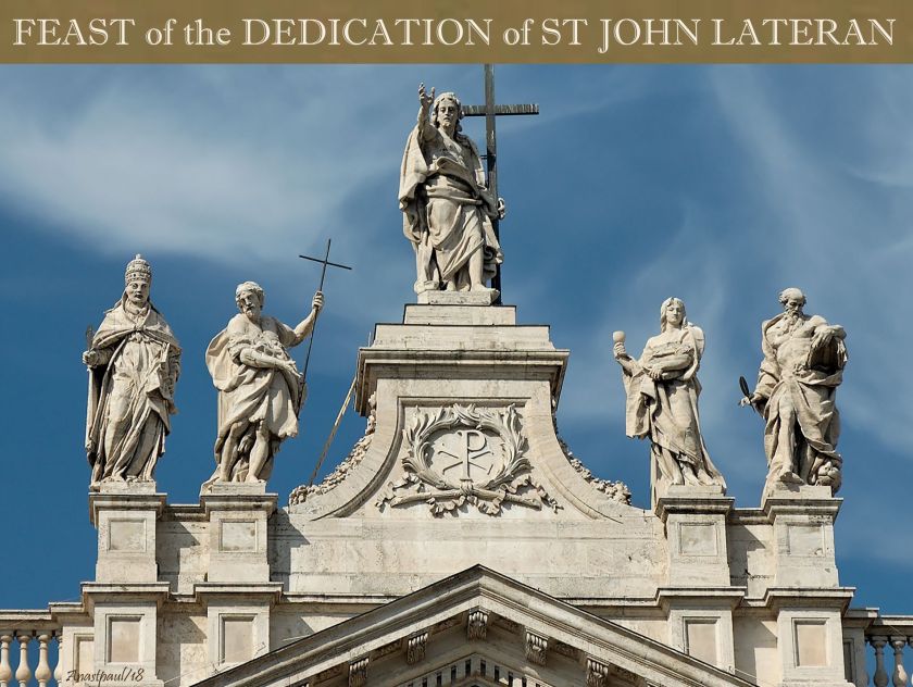 feast of the ded john lateran 9 nov 2018