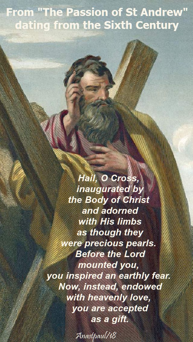 hail o cross - from the passion of st andrew - 30nov2018