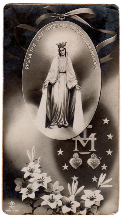 mm holy card
