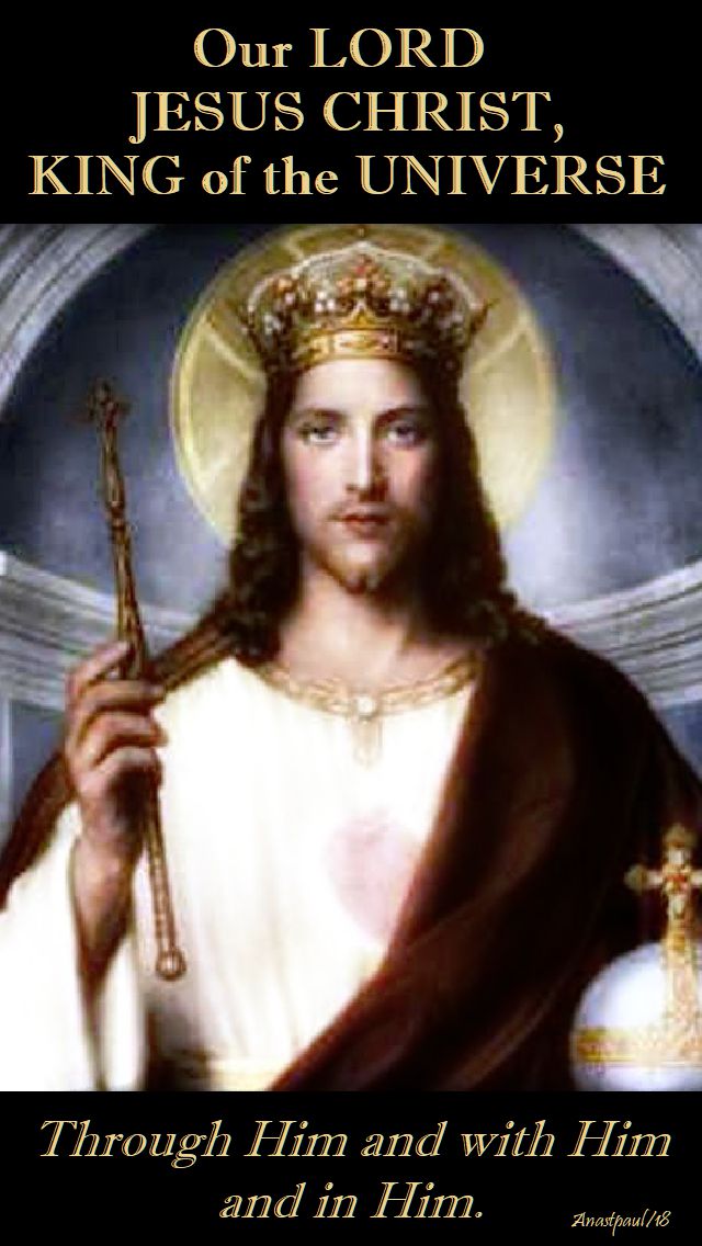 our lord jesus christ king of the universe - 25 nov 2018.no 2
