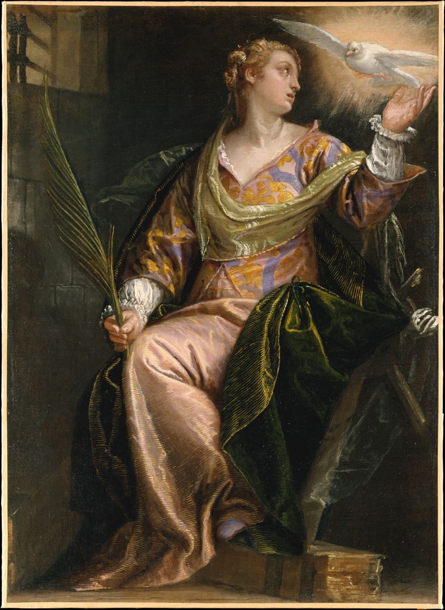 paolo veronese st catherine of alexandria in prison 1528-1588