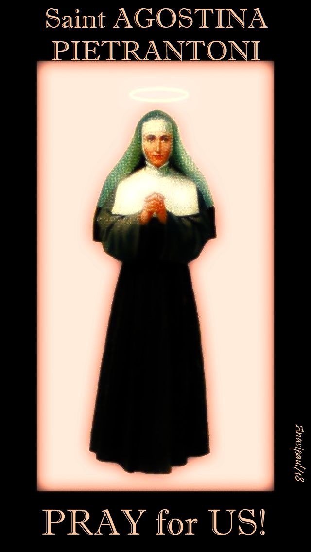 st agostina pietrantoni pray for us no 2 13 nov 2018