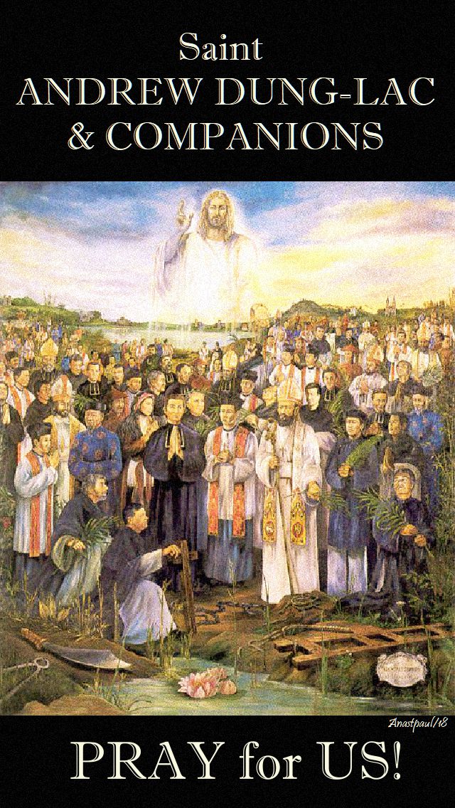 st andrew dung lac pray for us 24 nov 2018