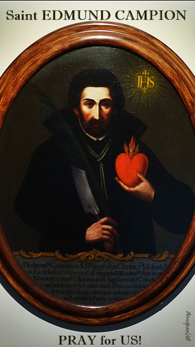 st edmund campion pray for us - 1 dec 2018