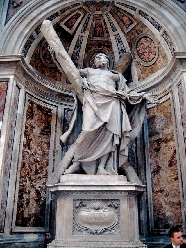 VATICAN - ANDREW STATUE -640px-Saint_Andreas