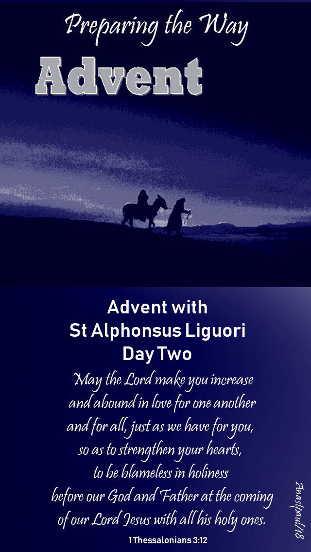 advent-preparing the way - day two - 3 december 2018