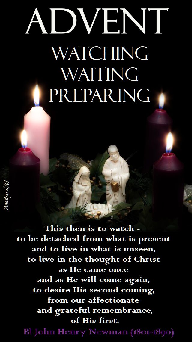 advent-watching waiting preparing - 2 dec 2018-bl john henry newman watching sermon 22