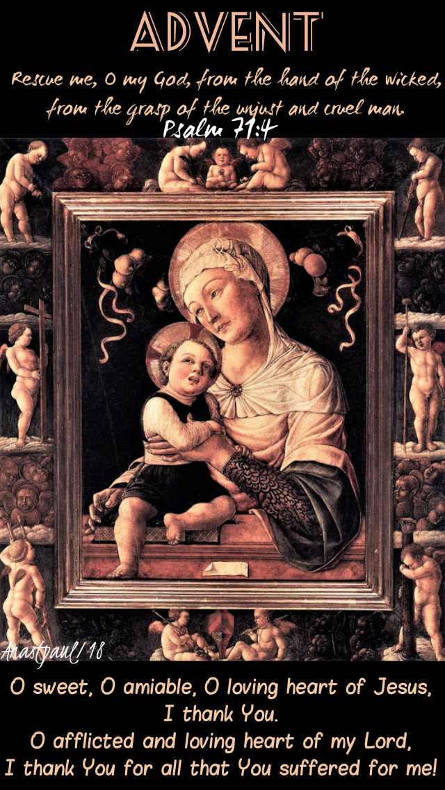 advent with st alphonsus rescue me o my god psalm 71-4 o sweet 19dec2018