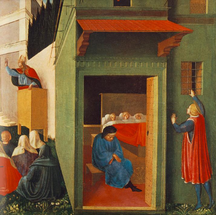 ANGELICO_Fra_Story_Of_St_Nicholas_Giving_Dowry_To_Three_Poor_Girls