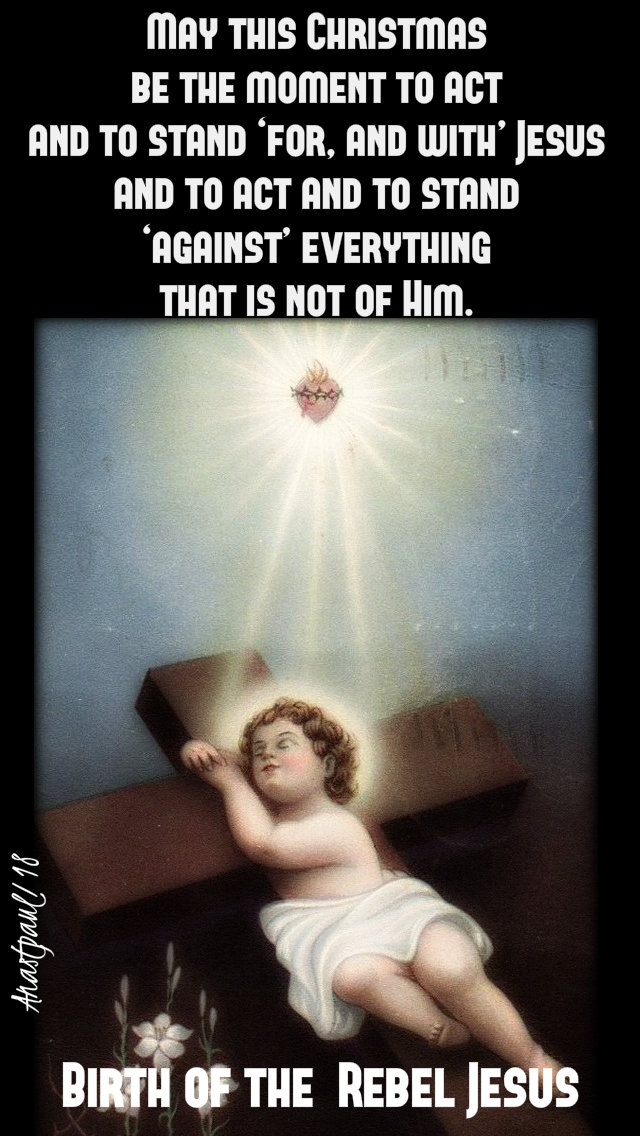 birth of the rebel jesus - may this christmas - 25 dec 2018
