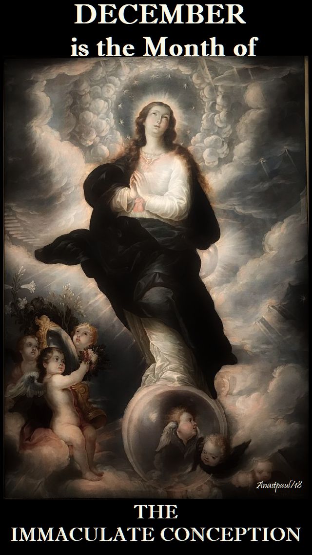 december month of the imm conception - 1 dec 2018