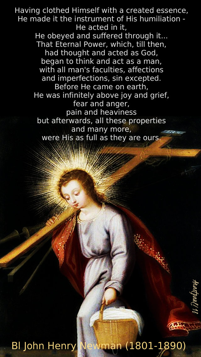 having clothed himself - bl john henry newman no 3 19dec2018