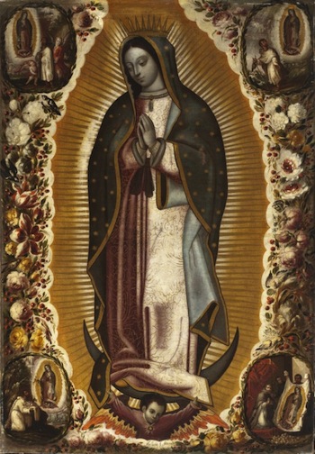 Manuel de Arellano, Virgin of Guadalupe, 1691, oil on canvas