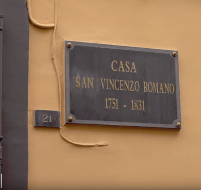 the birthplace and home of st vincenzo