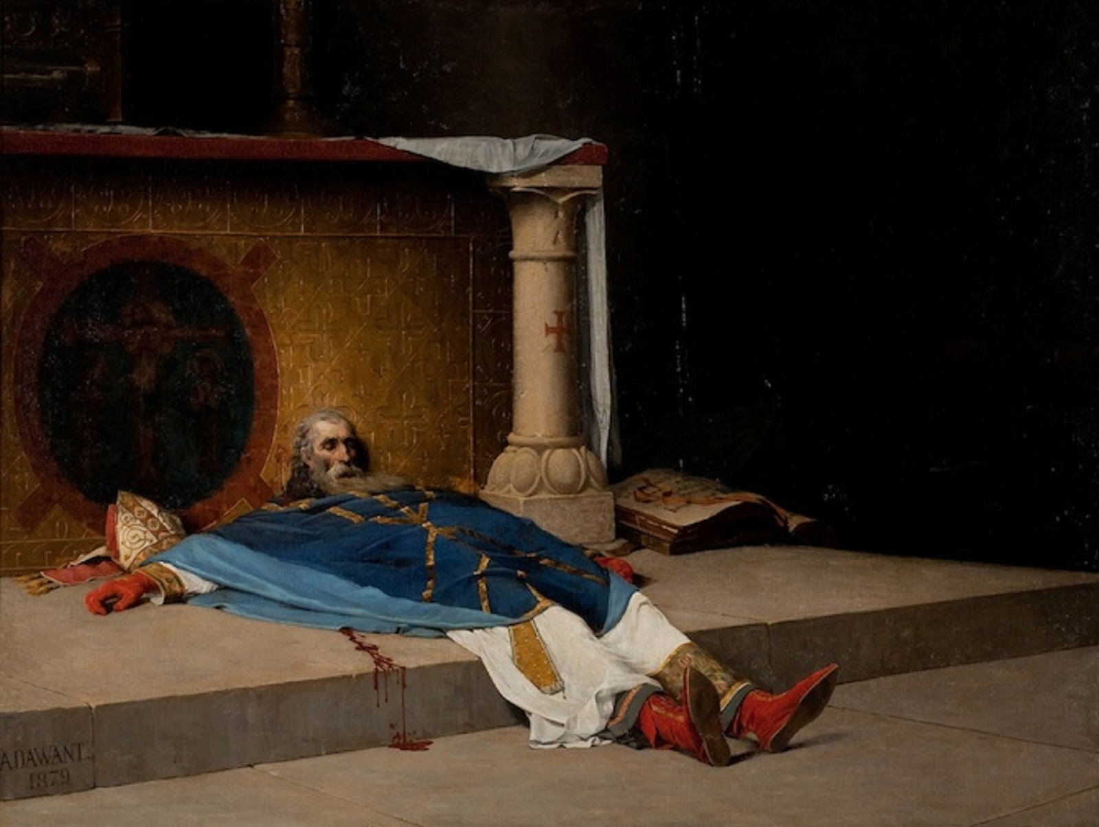 the-murder-of-st-thomas-a-becket-after-the-painting-by-a-dawant