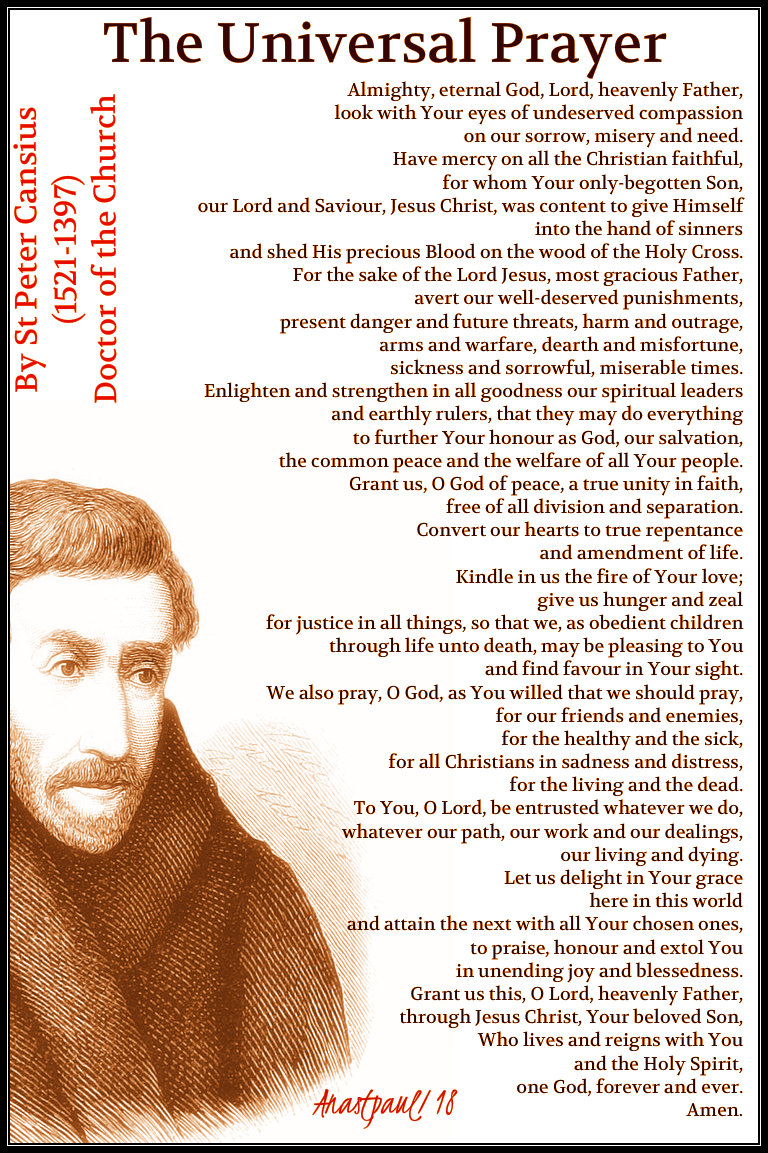 the universal prayer by st peter canisius 21dec2018 no 4