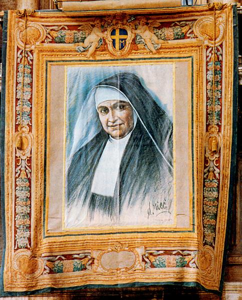 beatification tapestry bl maria teresa fasce
